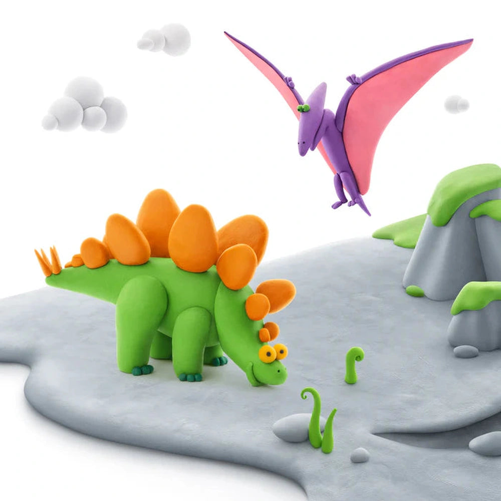 Hey Clay Zelfhardende Klei Dino - 15 potjes