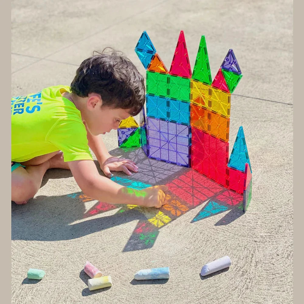 Magna-Tiles Clear Colors | 32 Onderdelen