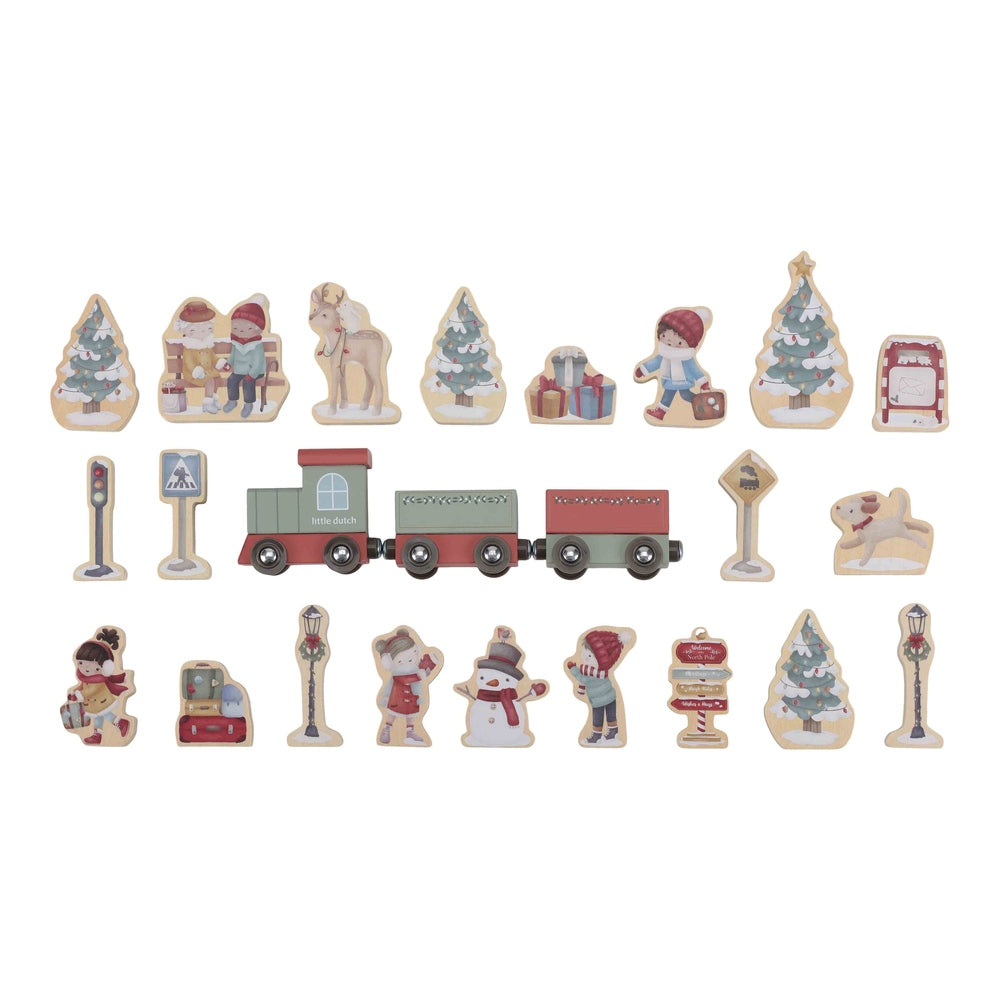 Little dutch Advent kalender Treinbaan