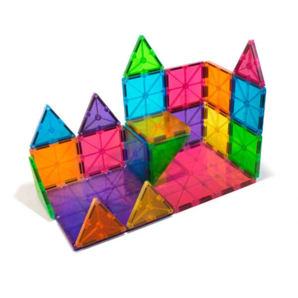 Magna-Tiles Clear Colors | 32 Onderdelen