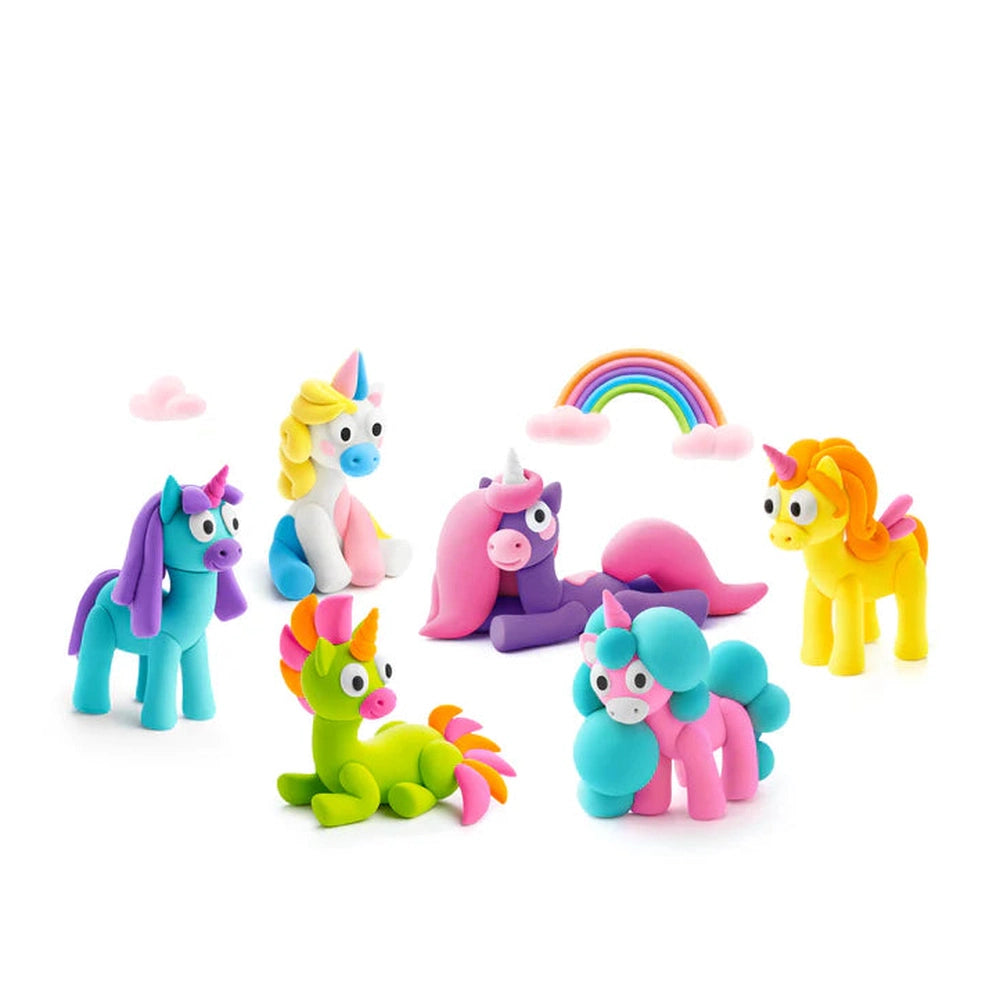 Hey Clay Zelfhardende Klei Unicorns - 15 potjes