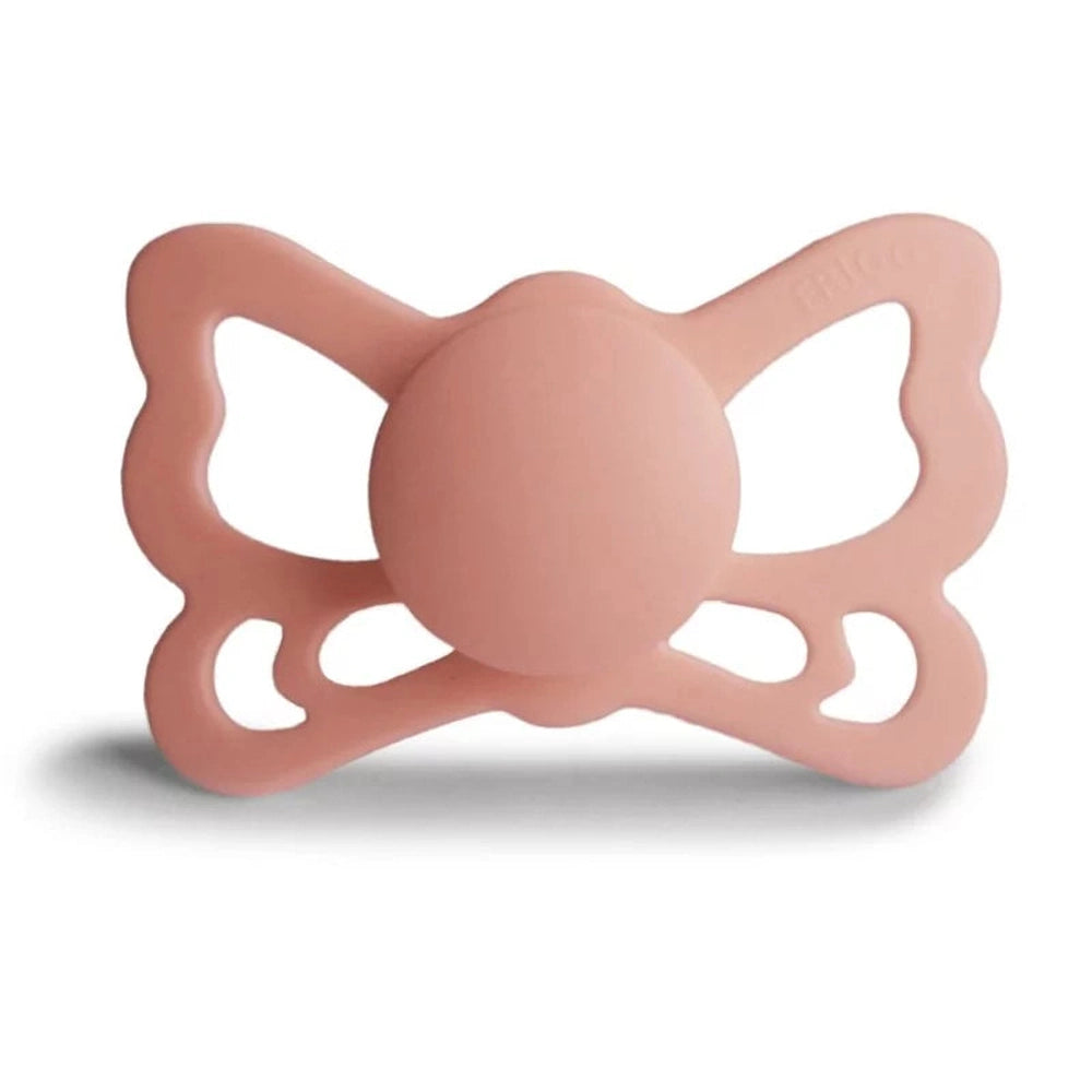 Frigg Fopspeen Butterfly - Silicone - Pretty in Peach T2