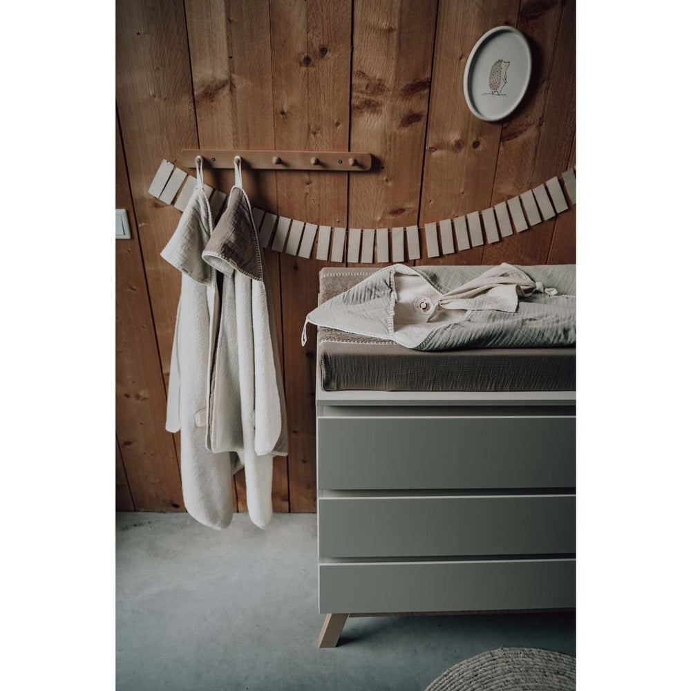 Koeka Omslagdoek Teddy Faro caffe - 100x100cm