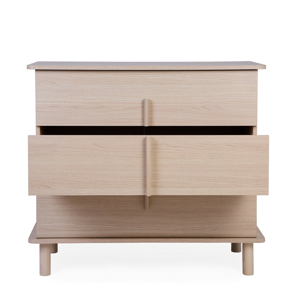 Childhome Commode / Luiertafel 3 Lades - Nordica Naturel