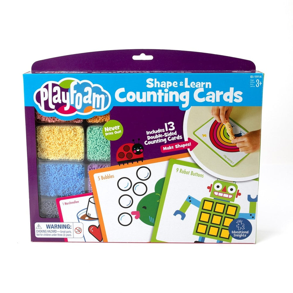 Learning Resources Playfoam Shape & Learn Counting Cards