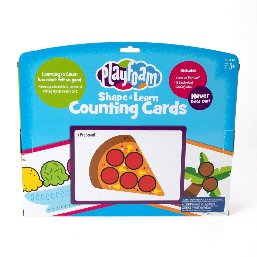 Learning Resources Playfoam Shape & Learn Counting Cards