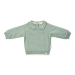 Little Dutch Sweater Met Kraagje - Garden Green