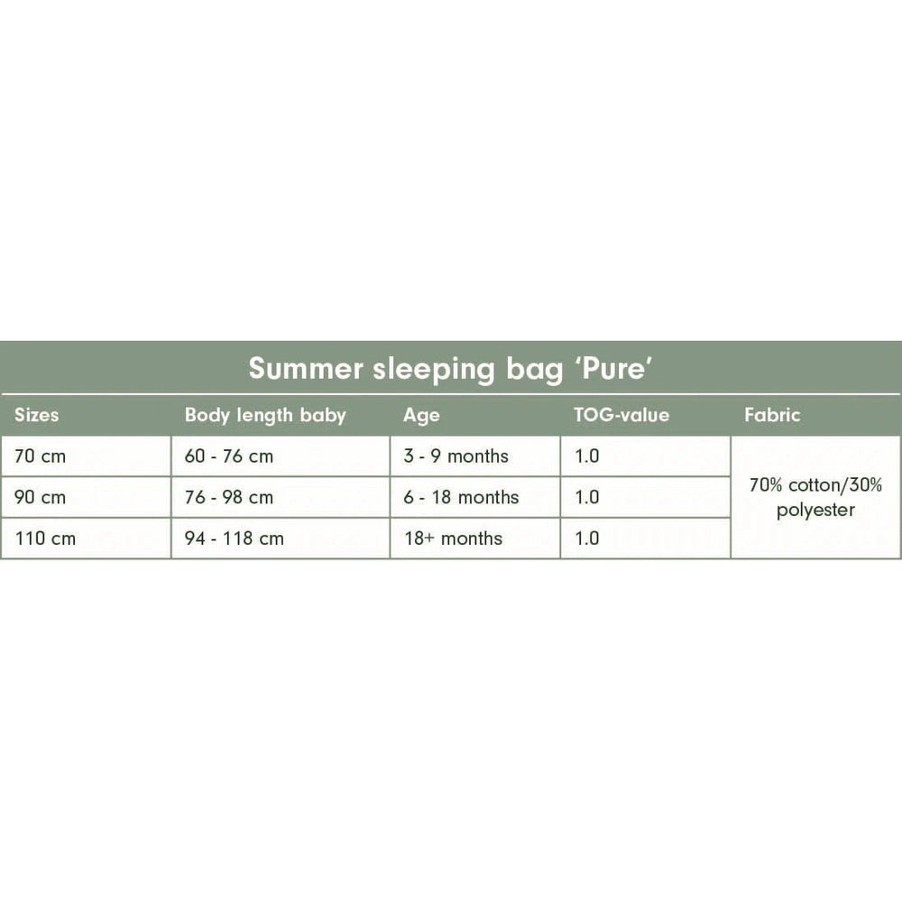 Little Dutch Slaapzak Zomer TOG 1 - Pure Olive