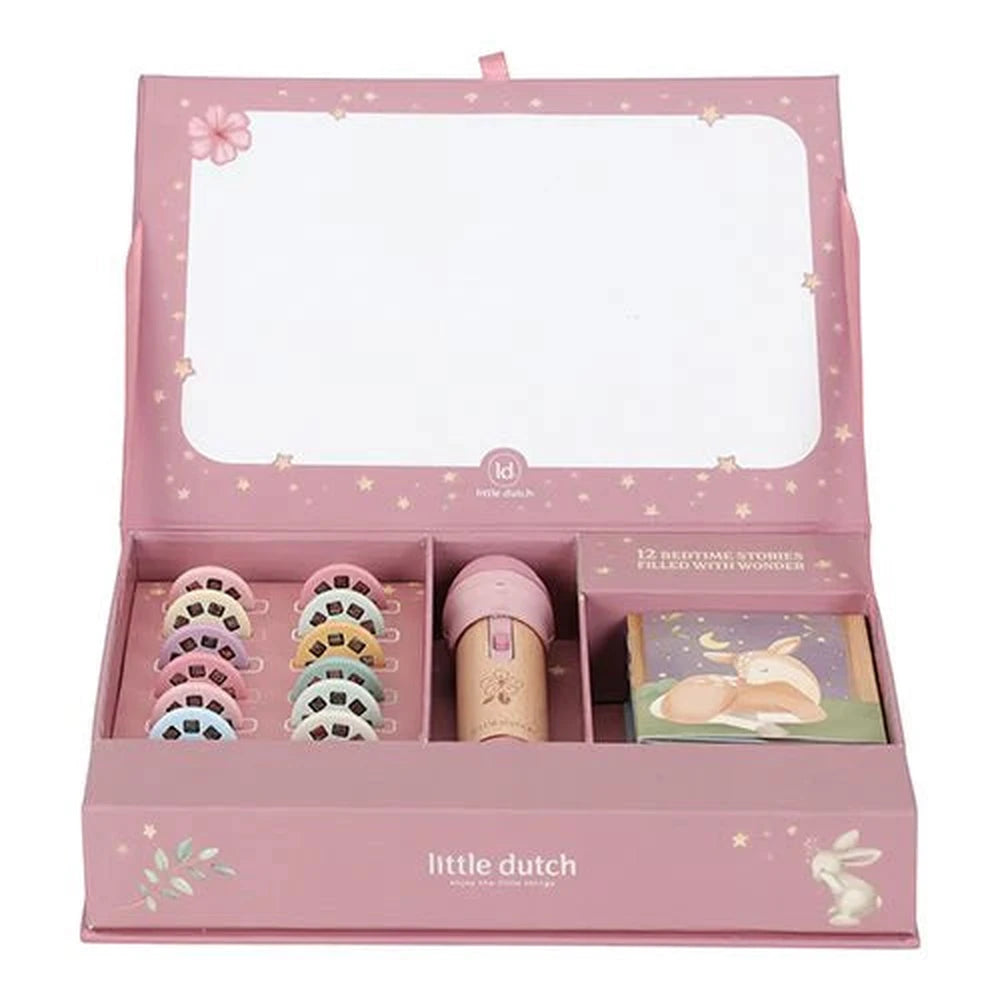 Little Dutch Verhalen Projector Zaklamp - Roos
