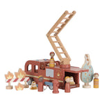 Little Dutch Houten Brandweerwagen Set - Essentials