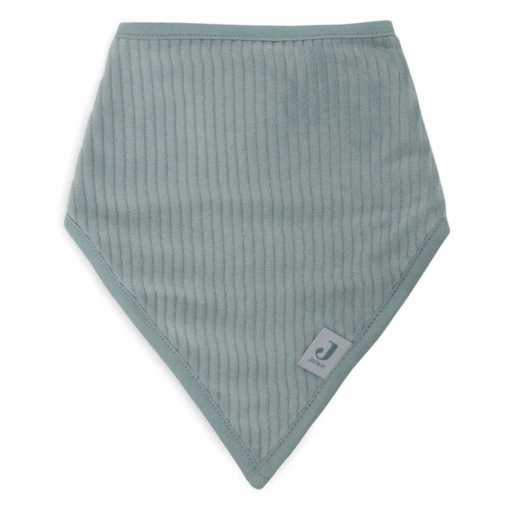 Jollein Slab Bandana - Velvet Rib Sea Green / Ivory 2pack