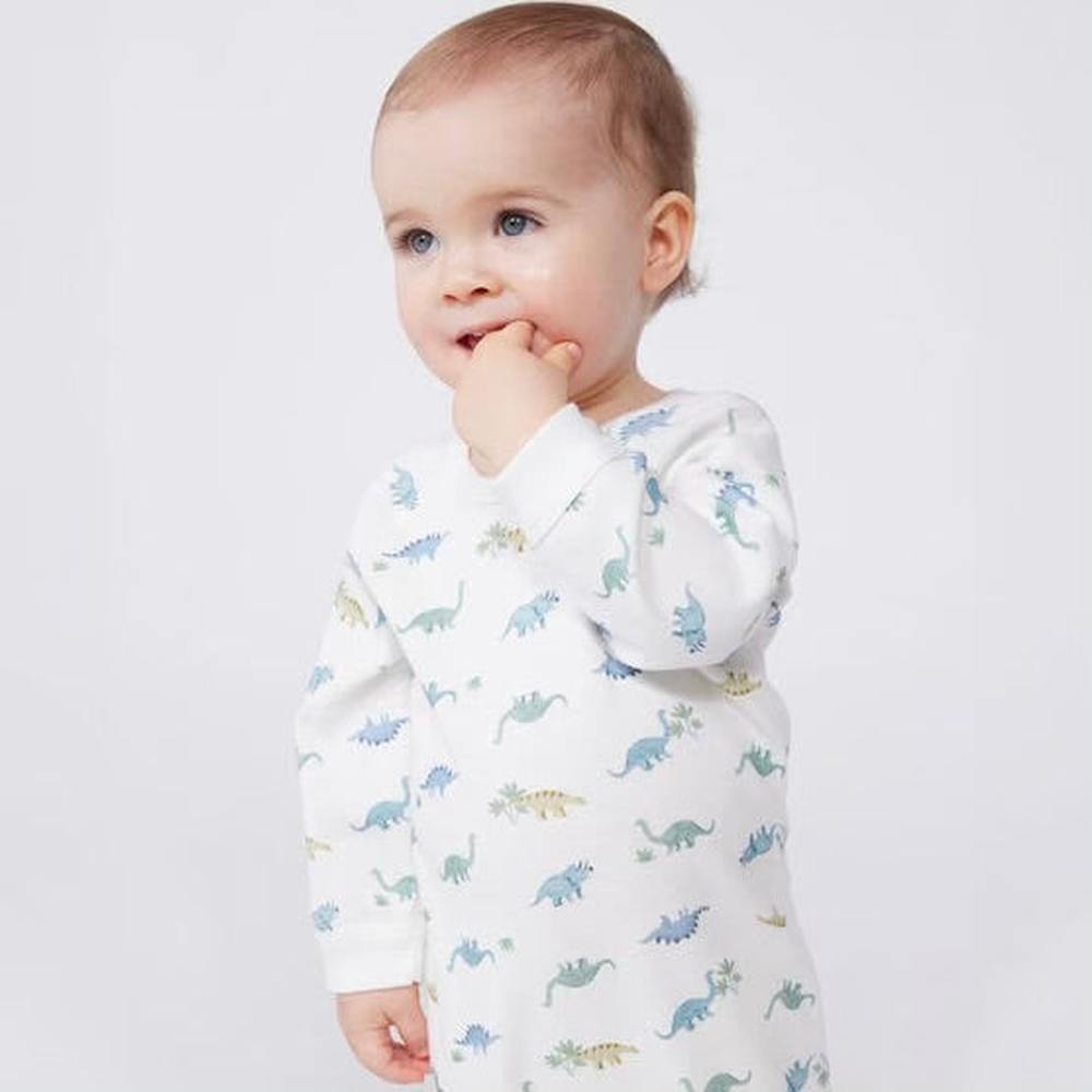 Petit Bateau Katoenen Babypyjama Met Dinosaurusprint