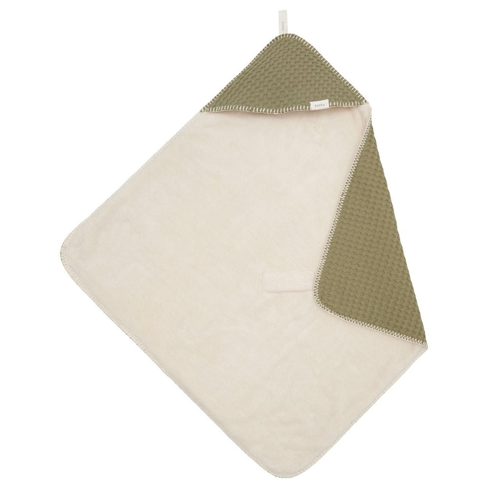 Koeka Omslagdoek Wafel / Teddy Oslo Moss | Wikkeldeken