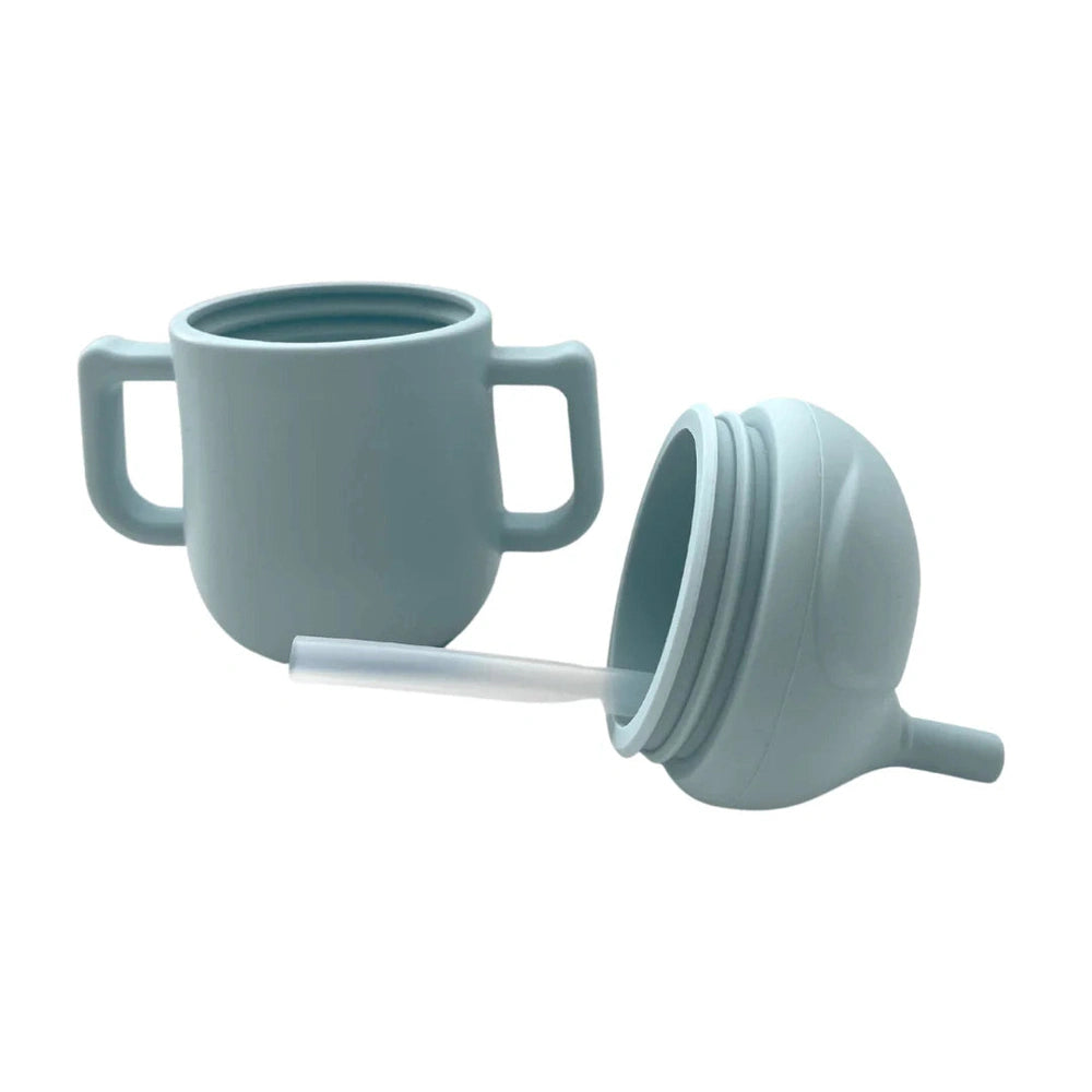 Mabebi Pinnawala Drinkbeker Met Rietje - Blauw