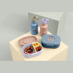 Lässig Snack- En Lunchbox Met Patroon - Blauw