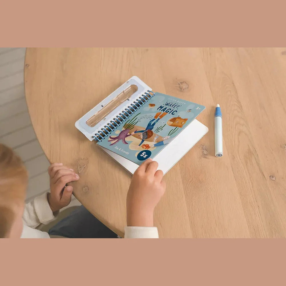 Little Dutch livre de coloriage à l'eau Jim & Friends