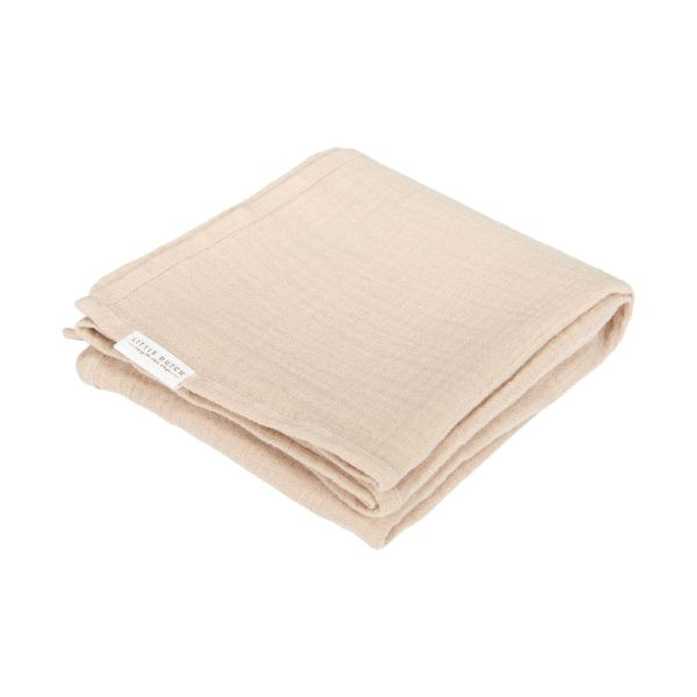 Little Dutch Hydrofiele Doek / Tetradoek 70x70 Cm - Baby Bunny / Beige