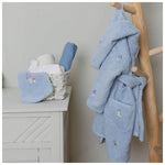 Little Dutch Washandjes Set Blauw/Soft White