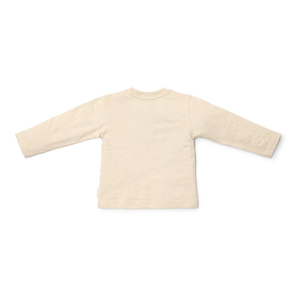 Little Dutch T-shirt Lange Mouwen Let's Go Outside - Sand Melee