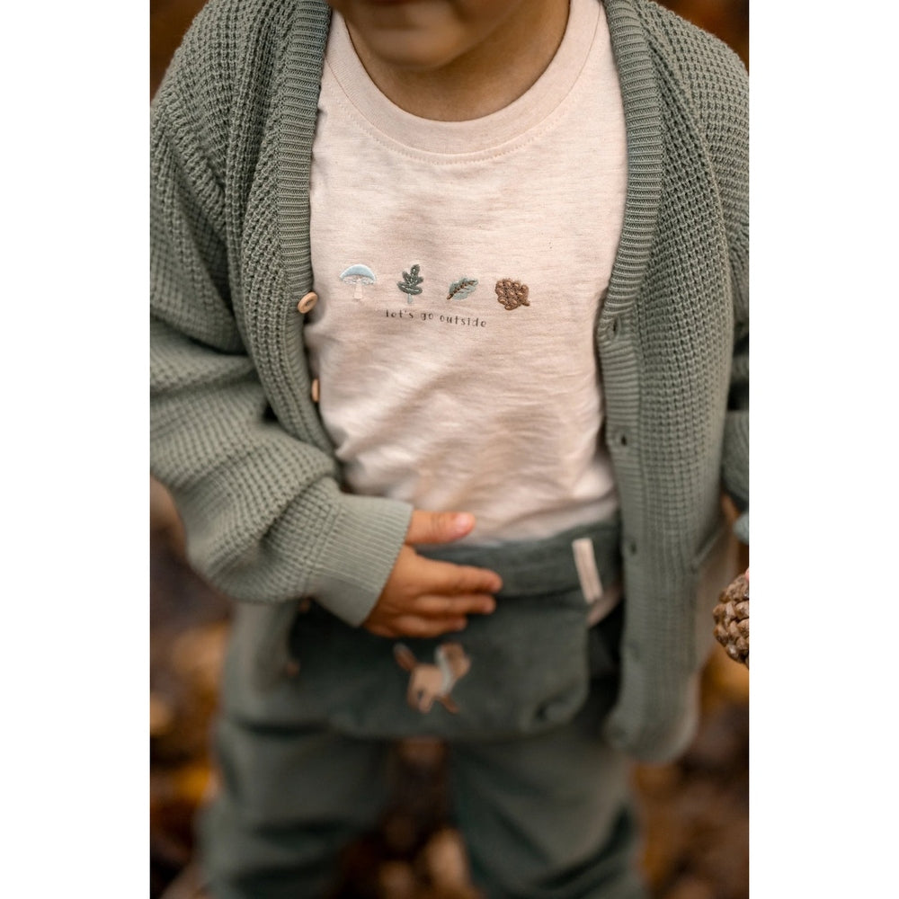 Little Dutch T-shirt Lange Mouwen Let's Go Outside - Sand Melee