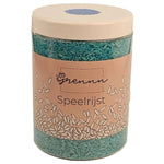 Grennn Speelrijst Licht Blauw 750 gram