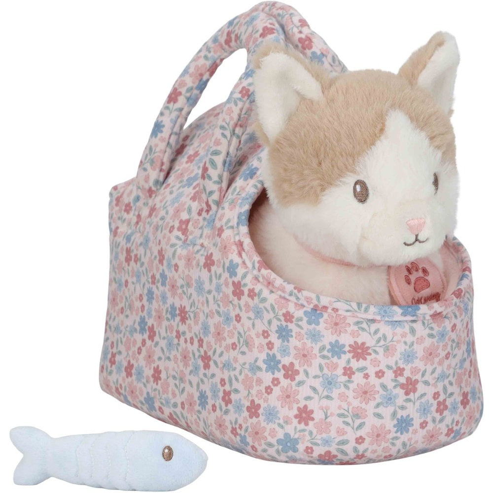 Peluche chat Little Dutch dans un sac