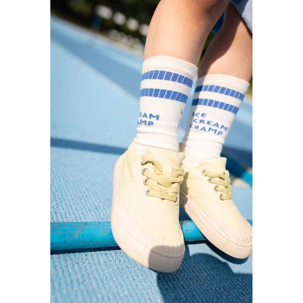 Sproet & Sprout Sokken Ice Cream Champ Off-White
