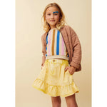 Sproet & Sprout Denim Peplum Rok Pastel Yellow