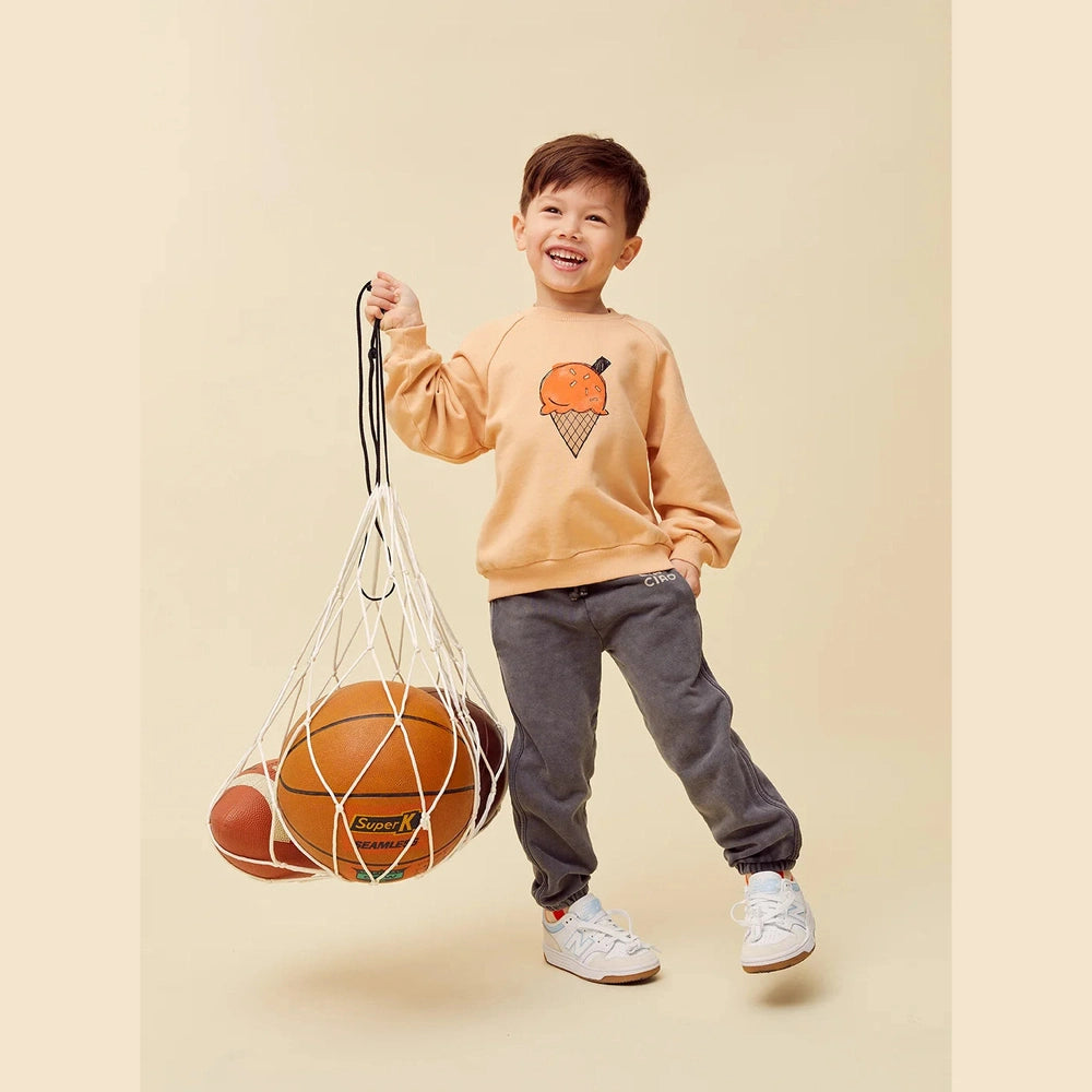 Sproet & Sprout Raglan Sweatshirt Ice Cream Sand