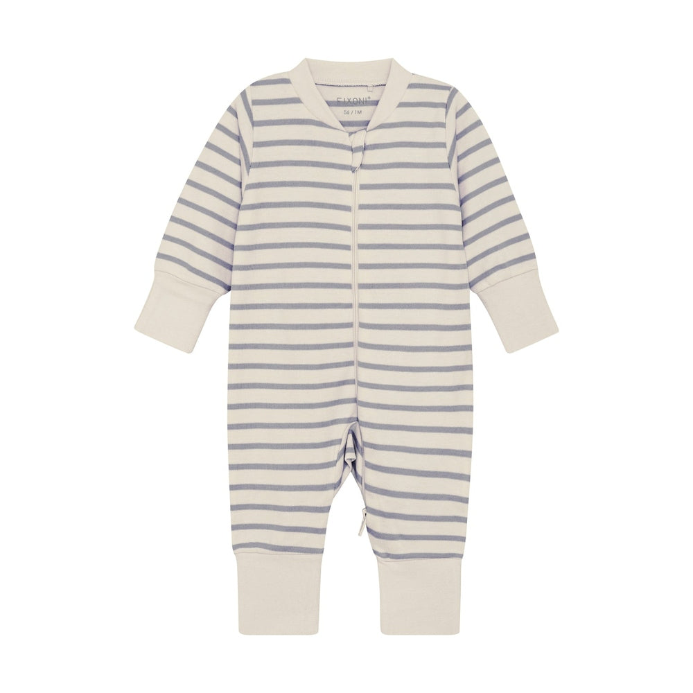 Fixoni Pyjama Met Rits Blauw - Weathervane