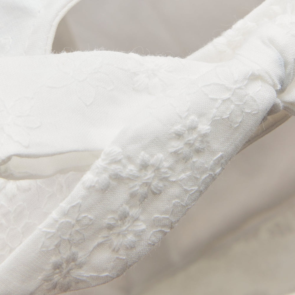 Huttelihut Pet Met Borduursel – Stijlvolle Kinderpet – White