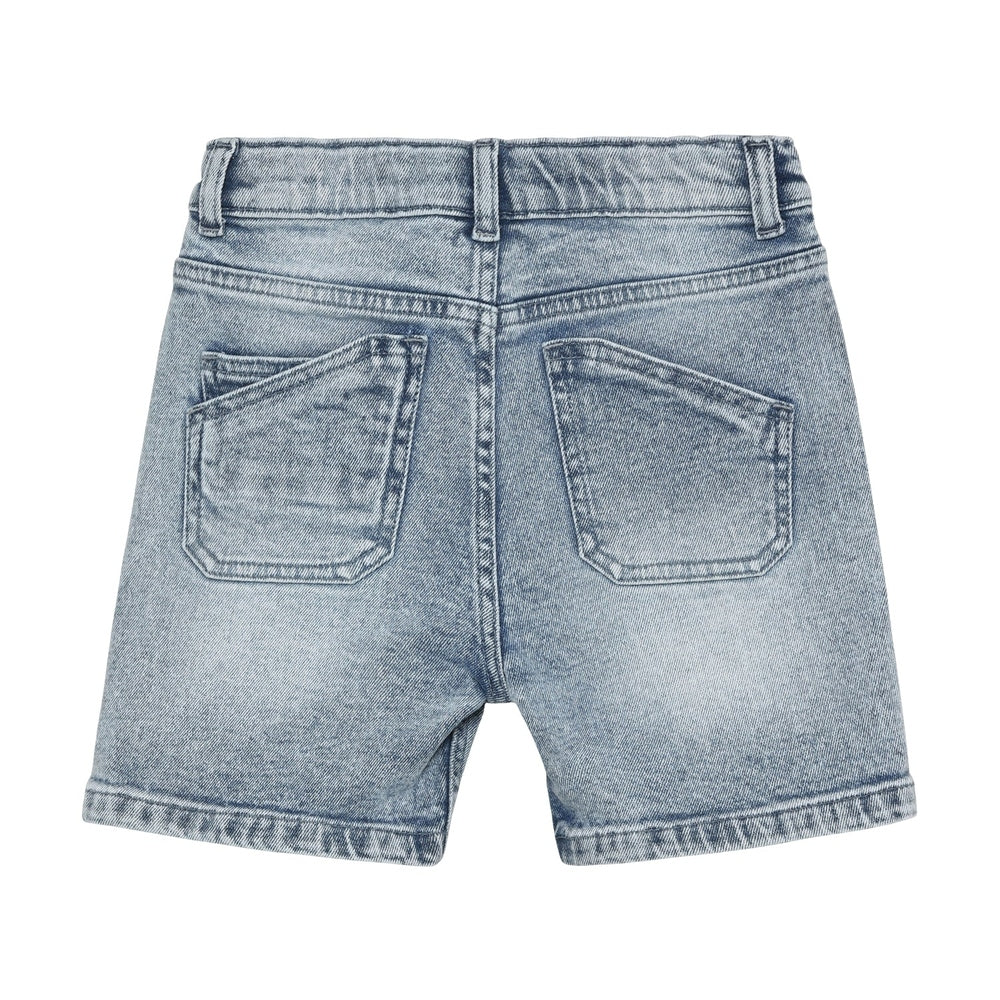 En Fant Bermuda Shorts Denim Lichtblauw Denim