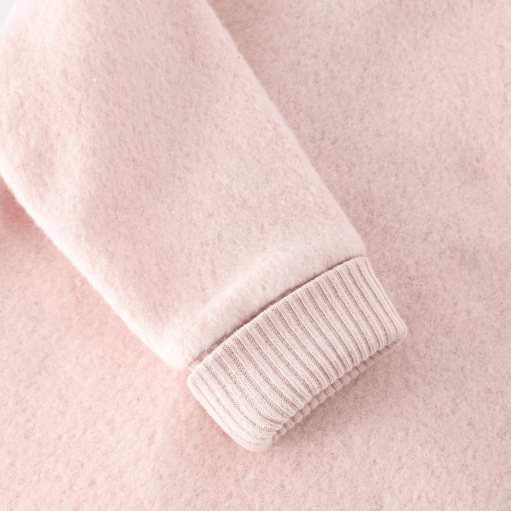 Minymo Fleece Jas Lange Mouw Peach Whip