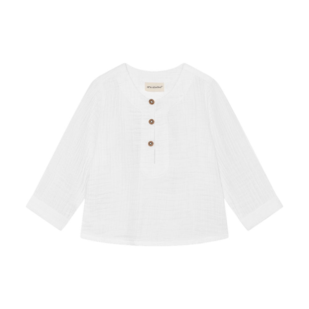 Minymo Chemise à manches longues blanc éclatant