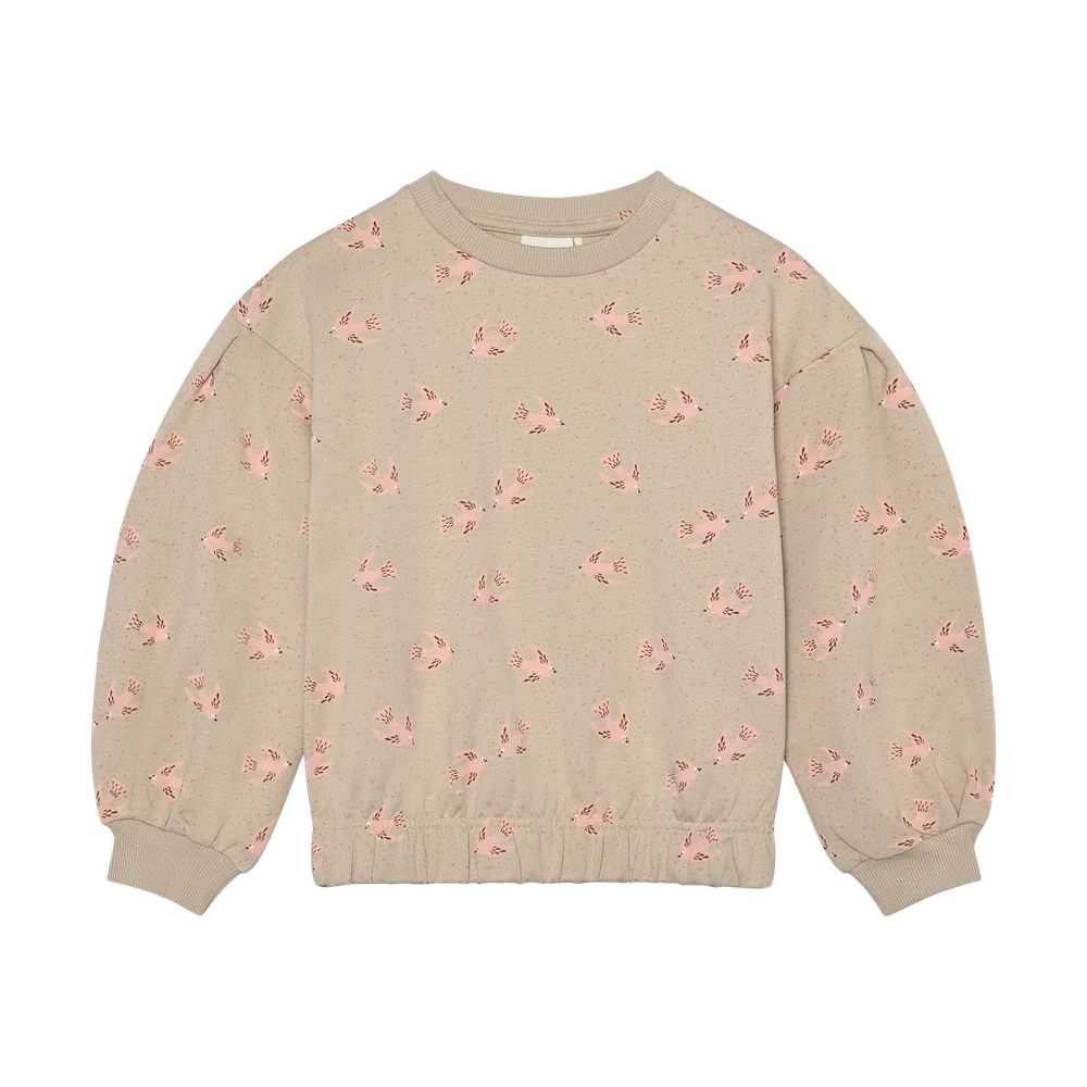 Minymo sweat-shirt à manches longues AOP Doeskin