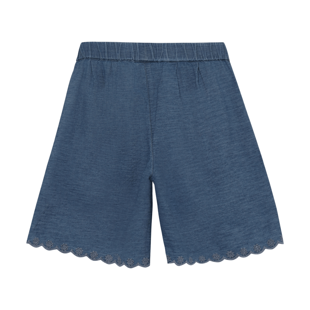 Short Bermuda Minymo en denim délavé chambray