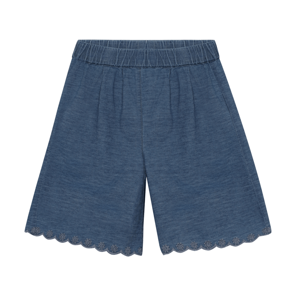 Bermuda en chambray denim délavé Minymo
