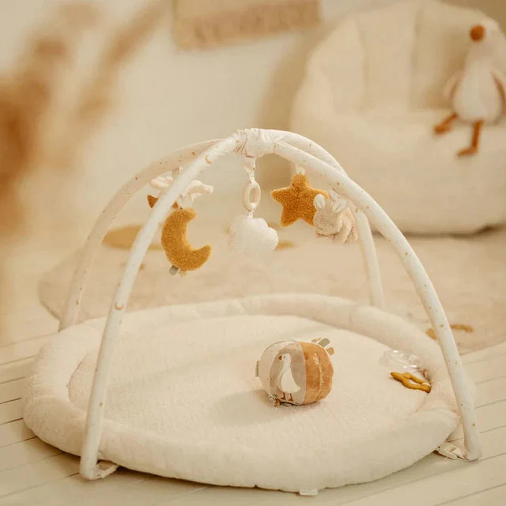 Little Dutch Activiteiten Speelkleed / Babygym - Newborn Naturals - Wit