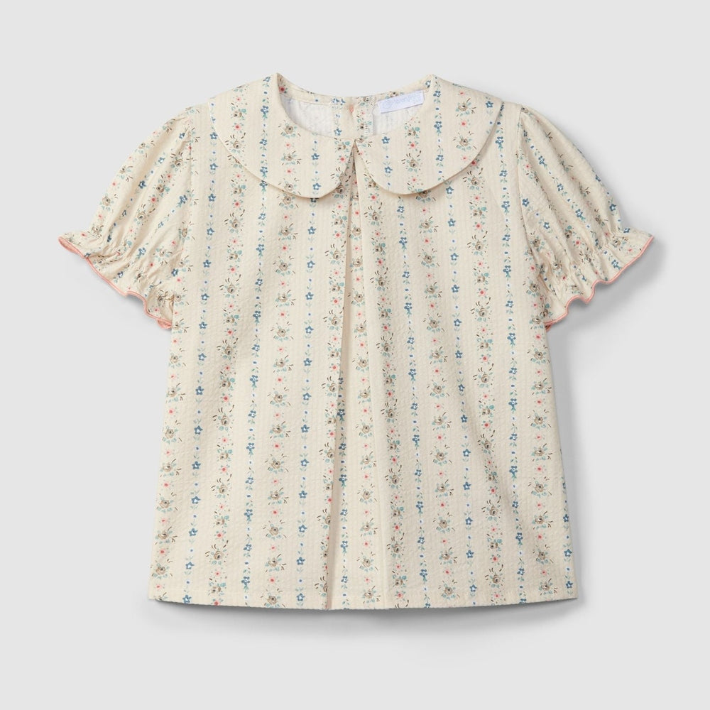 Blouse en coton pour enfants - sable