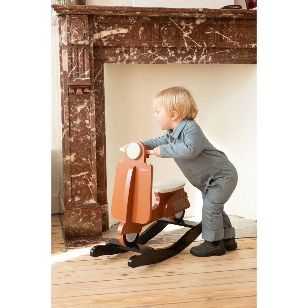 Childhome Schommel Scooter Roest / Zwart