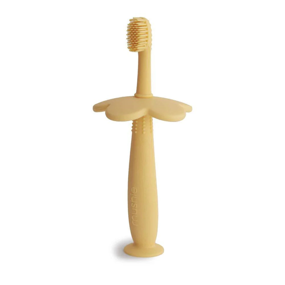 Mushie Training Tandenborstel - Daffodil