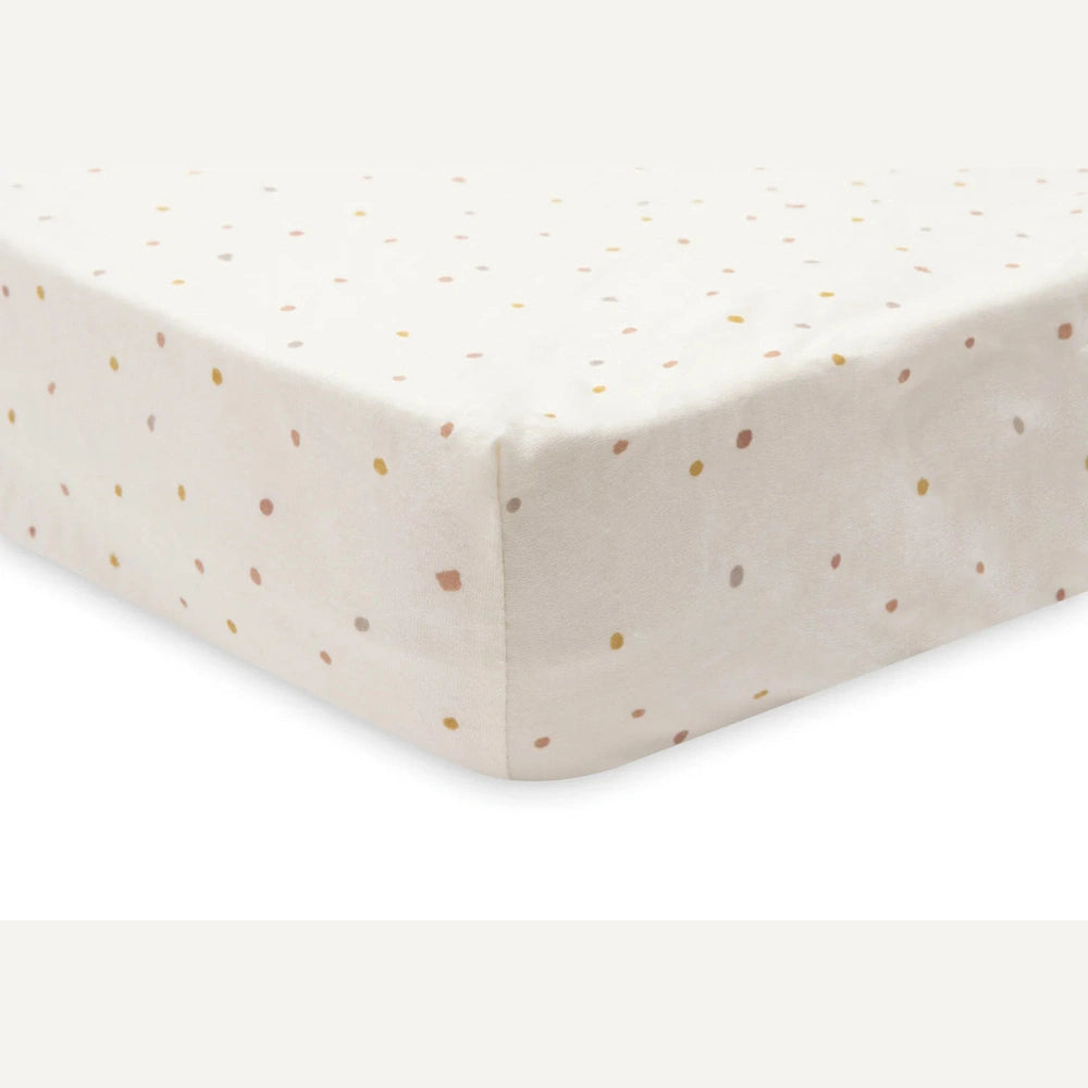 Drap-housse en jersey Jollein 60x120cm Kangaroots Dusty