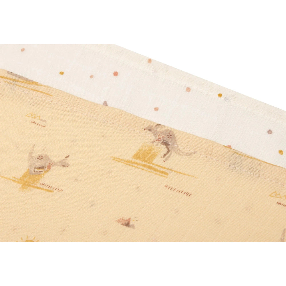 Lange hydrophile Jollein Small 70x70 cm Kangaroots