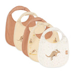 Jollein Slab Jersey Waterproof Kangaroots 5pack