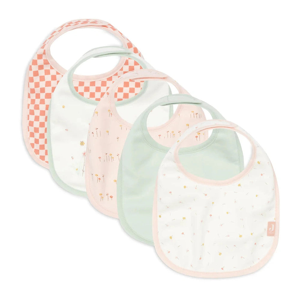 Jollein Slab Jersey Waterproof Pretty Picnic 5pack