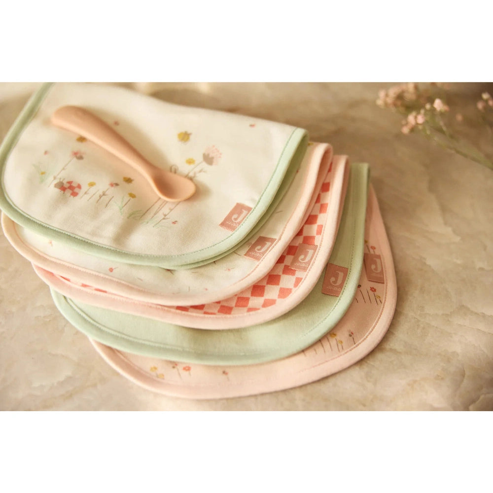 Jollein Slab Jersey Waterproof Pretty Picnic 5pack