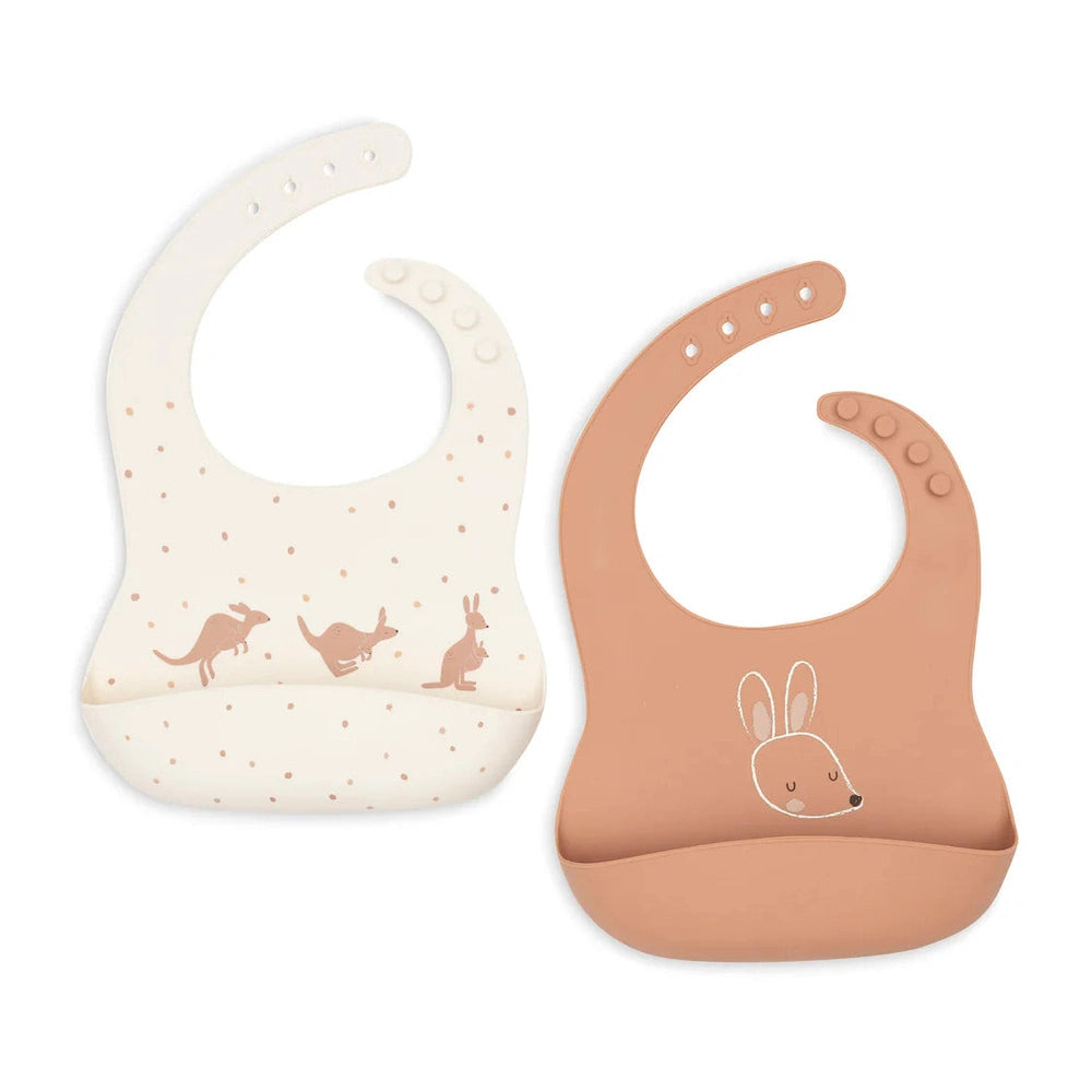 Jollein Slab Siliconen Kangaroots 2-pack