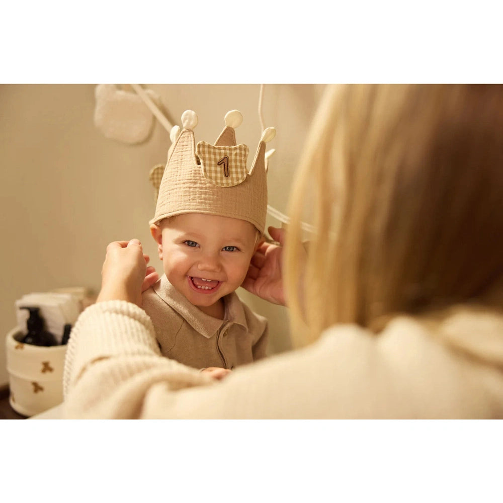 Couronne d’anniversaire avec chiffres Teddy Bear Jollein