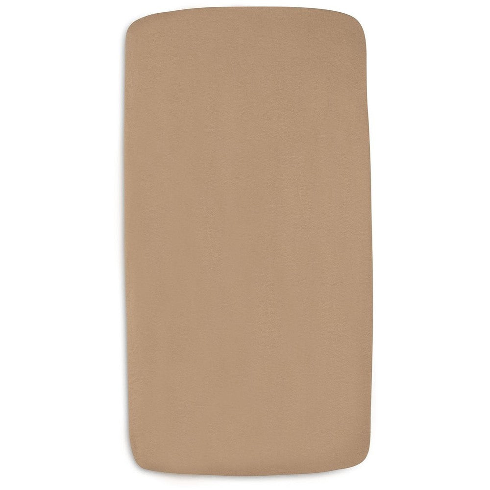 Jollein drap-housse vert mer / biscuit lot de 2 70/75x140/150cm