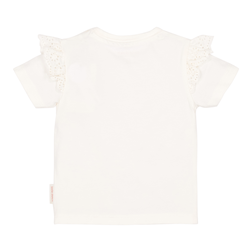 Little Dutch T-shirt Met Korte Mouw - Off White